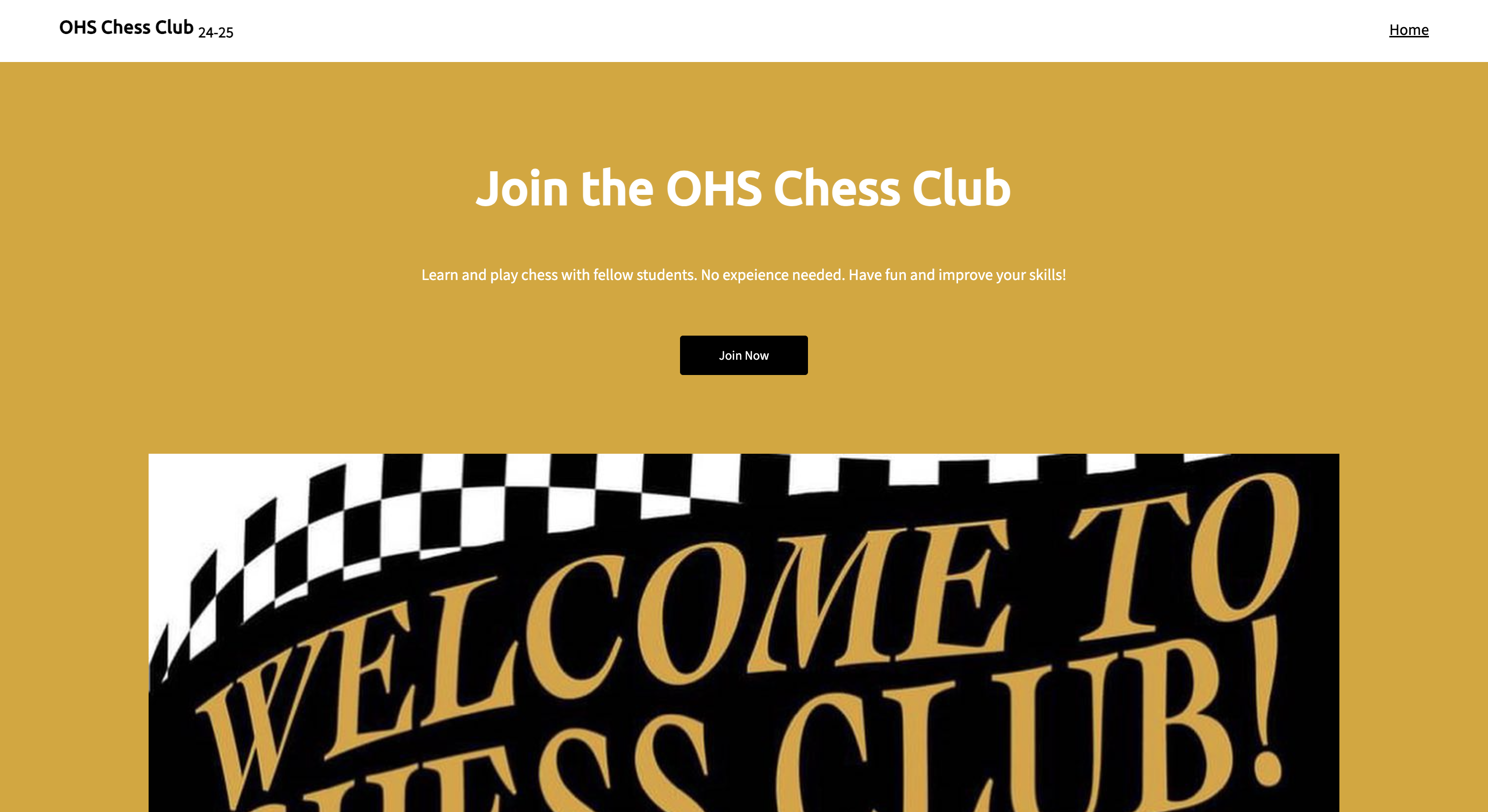 OHS Chess Club Website